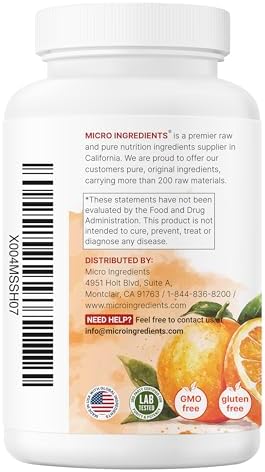 Vitamina C Pura 2,000mg, 240 Cápsulas Veganas | Alta Biodisponibilidad, Soluble en Grasa y Agua | Potencia Máxima | Antioxidante y Soporte - imagen 8