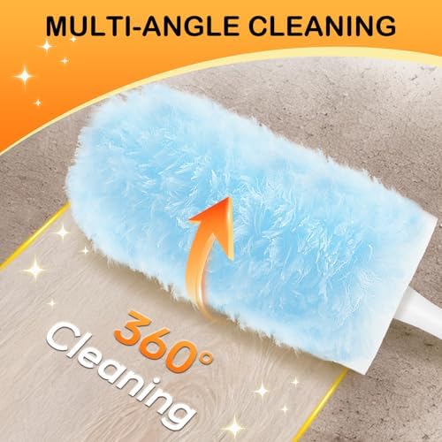 SetSail 25 Recargas de Plumero Compatibles con Swiffer para Limpieza, Kit de Limpiador Multi Superficie 360° para Ventiladores, Persianas y Muebles - imagen 3