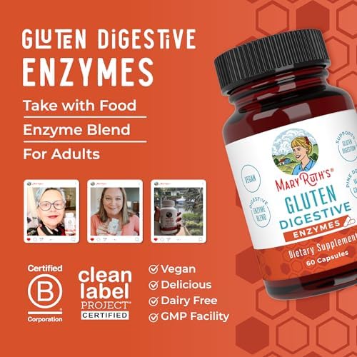 Enzimas Digestivas Sin Gluten MaryRuth’s | Suministro de Hasta 2 Meses | Mezcla de Enzimas Propietaria | Cápsulas Veganas a Base de Piña | 60 - imagen 8
