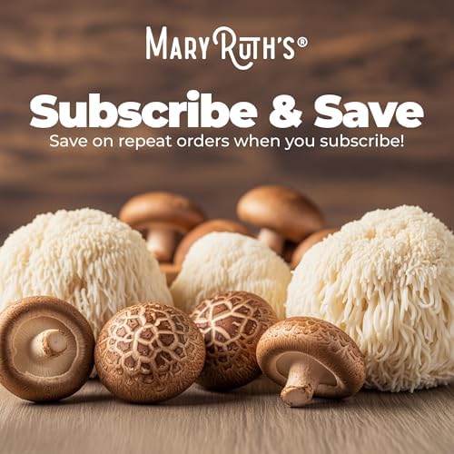 Complejo de Hongos MARYRUTH'S | Melena de León | Cola de Pavo | Reishi | Shiitake | Sin Alcohol | Mezcla Orgánica | No GMO | Vegano | 30 Porciones - imagen 6
