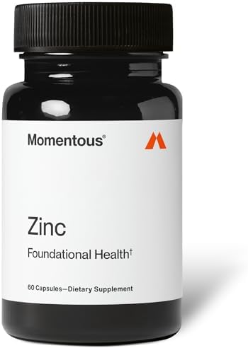 Momentous Zinc Picolinate 15 mg - Suplemento de Zinc Bioavailable - Apoyo a la Inmunidad y Hormonas - Salud Articular y Masa Muscular - Certificado - imagen 1