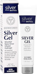 Gel Calmante para la Piel American Biotech Labs Silver Biotics con SilverSol Patente 20 PPM | Versátil 1.5 oz para Confort y Bienestar de la Piel - imagen 1