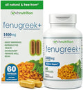 VH Nutrition Fenogreco+ | Cápsulas de Fenogreco Extra Fuerte 1400mg | Suplemento para el Equilibrio Hormonal y Energía | 60 Cápsulas Sin Gluten - imagen 1