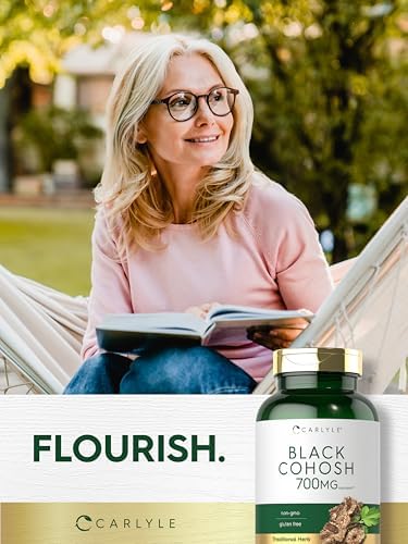 Cápsulas de Black Cohosh Carlyle | 300 Contenido | Fórmula Sin OGM y Libre de Gluten | Suplemento de Extracto de Raíz de Black Cohosh - imagen 7