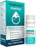 TearRestore OneDrop Gotas Oculares Sin Conservadores para Ojos Secos, Fórmula Avanzada de Lágrimas Artificiales, Seguras para Lentes de Contacto, - imagen 1