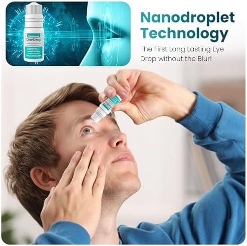 TearRestore OneDrop Gotas Oculares Sin Conservadores para Ojos Secos, Fórmula Avanzada de Lágrimas Artificiales, Seguras para Lentes de Contacto, - imagen 6