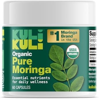 Cápsulas Orgánicas de Moringa KULI KULI, 60 Unidades - imagen 1