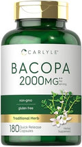 Cápsulas de Bacopa Monnieri Carlyle | 180 Cápsulas | Suplemento Libre de Gluten - imagen 1
