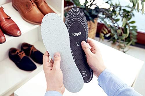 Juego de 6 Plantillas Antiodor con Carbón Absorbente | Insertos para Zapatos | Kaps Odour Stop | Se Pueden Cortar al Tamaño - imagen 6