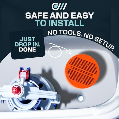 Tableta para tanque de inodoro Toilet Guard (1 tableta) | Rendimiento de hasta 180 días | Reduce marcas de agua dura y acumulación de minerales | - imagen 4