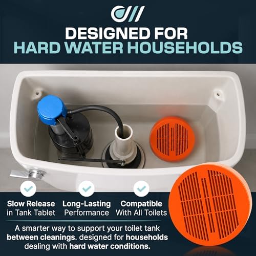 Tableta para tanque de inodoro Toilet Guard (1 tableta) | Rendimiento de hasta 180 días | Reduce marcas de agua dura y acumulación de minerales | - imagen 5