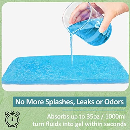 Forros desechables para inodoro portátil con almohadilla superabsorbente, paquete de 50, ajuste universal para sillas de baño estándar. - imagen 7