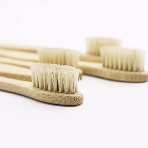 Cepillo de Dientes N-amboo de Bambú con Cerda de Jabalí 100% Biodegradable - Paquete de 8 Piezas - imagen 4