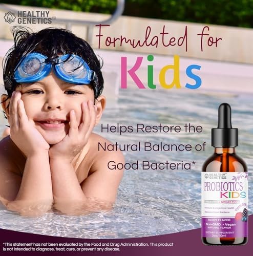 Probióticos Líquidos Saludables para Niños y Niñas | + Prebiótico + Jengibre | Probiotic Acidophilus | Sin Lácteos | Vegano | No GMO | Sin Gluten | - imagen 4