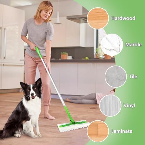 Toallitas Secas de Limpieza GLIMGLINT para Swiffer, Refil desechable para trapeador, 100 piezas, ideales para pisos de madera, pelo de mascotas y - imagen 6