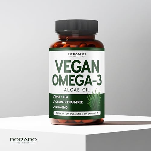 Aceite de Algas Omega 3 Vegano (60 Cápsulas Blandas) DHA EPA de Origen Vegetal - Sostenible, Sin Carragenina, No OGM | Salud del Corazón, Cerebro y - imagen 5