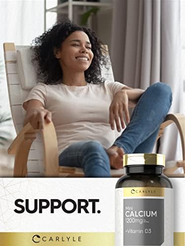 Carlyle Calcio 1200 mg con Vitamina D3 | 300 Softgels | Suplemento No Transgénico y Libre de Gluten - imagen 6