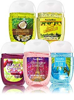 Gel Antibacterial para Manos Bath and Body Works 5-Pack PocketBac, Aromas Variados, 1 oz cada uno - imagen 1