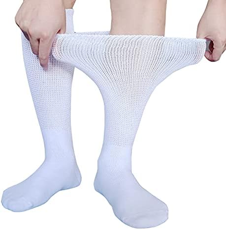 Calcetas Extra Anchas CIRZUEX para Linfoedema, Pies e Piernas Hinchadas, Calcetas Bariátricas, para Botas de Yeso, Diabéticas, 2 Pares - imagen 3
