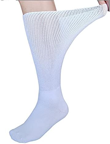 Calcetas Extra Anchas CIRZUEX para Linfoedema, Pies e Piernas Hinchadas, Calcetas Bariátricas, para Botas de Yeso, Diabéticas, 2 Pares - imagen 5