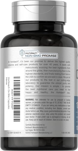 Suplemento de Bile de Buey Horbäach | 1000mg | 100 Cápsulas | Suplemento de Enzimas Digestivas | Sin OGM y Libre de Gluten - imagen 3