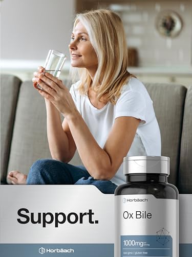Suplemento de Bile de Buey Horbäach | 1000mg | 100 Cápsulas | Suplemento de Enzimas Digestivas | Sin OGM y Libre de Gluten - imagen 6