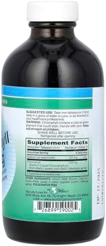 World Organic - Clorofila Líquida 100mg, 8 oz líquido - imagen 2