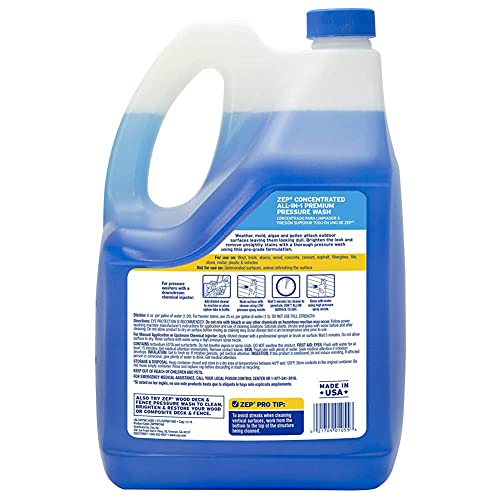 Concentrado Premium para Lavado a Presión Zep All-in-1 (172 Fl. Oz/5.09L), color azul - imagen 2