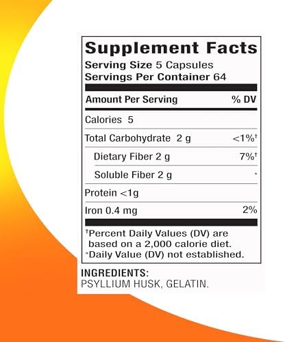 Cápsulas de Fibra Diaria 3 en 1 RIGHT REMEDIES, Psyllium Husk 500mg, Suplemento Dietético a Base de Plantas, (320 Cápsulas), Salud Digestiva - imagen 2