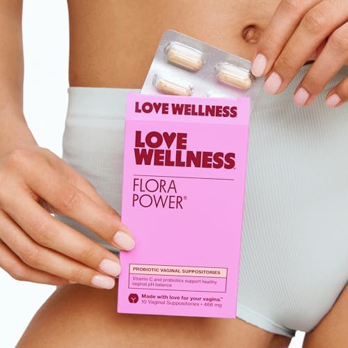 Love Wellness Flora Power | Suplementos probióticos vaginales con vitamina C | Apoya el equilibrio del pH y la salud vaginal | Sin fragancia, No GMO - imagen 4