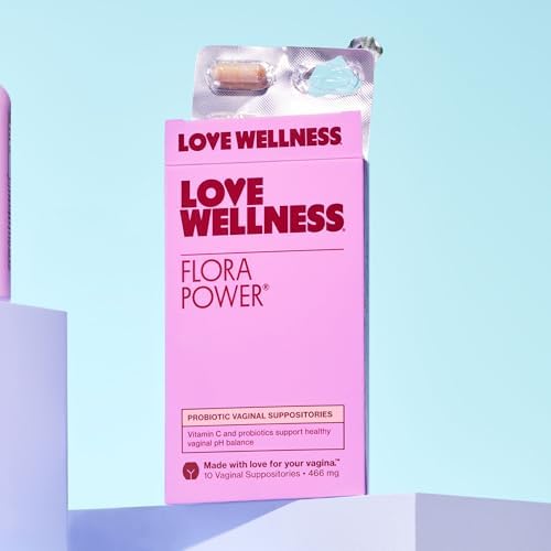 Love Wellness Flora Power | Suplementos probióticos vaginales con vitamina C | Apoya el equilibrio del pH y la salud vaginal | Sin fragancia, No GMO - imagen 5