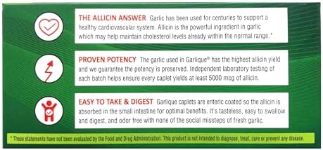 Garlique - 60 Tabletas para la Salud Cardiovascular - imagen 4