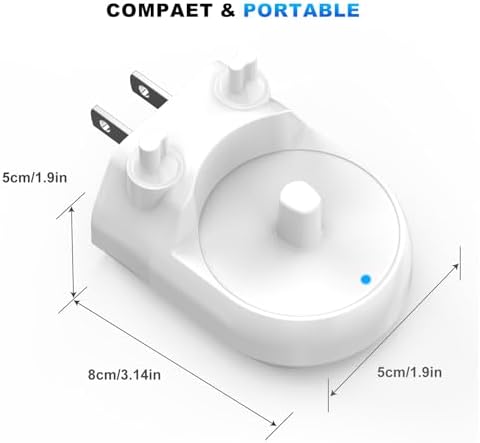 Cargador para Cepillo de Dientes Eléctrico Oral-B, Compatible con io4/io5/io6, Genius 8000/9000, Pro 1000/2000/3000/5000 | Base de Carga Impermeable - imagen 8