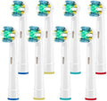 Cabezas de Repuesto para Cepillo de Dientes Eléctrico Oral-B Pro 1000, 3000, 5000, 7000 y Vitality Floss Action, 8 Piezas con Fundas - imagen 1