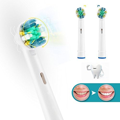Cabezas de Repuesto para Cepillo de Dientes Eléctrico Oral-B Pro 1000, 3000, 5000, 7000 y Vitality Floss Action, 8 Piezas con Fundas - imagen 3