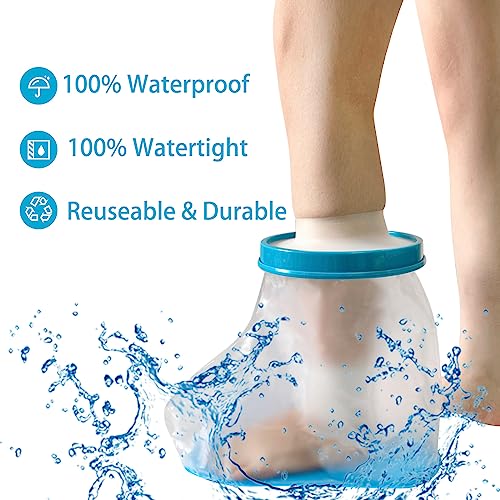 Cubierta Impermeable para Yeso Tideshake, Protector Reutilizable para Pie y Tobillo, Ideal para Duchar, Recuperación de Cirugía y Heridas - imagen 4