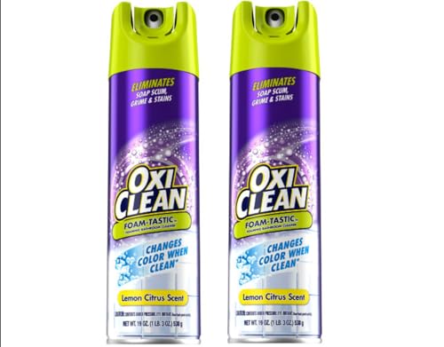 Limpiador Espumoso OxiClean Foam-Tastic para Baño 19oz. (Paquete de 2) - imagen 1