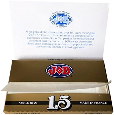 Papel para enrollar JOB 1.5, Paquete de 5, Total de 120 Hojas - imagen 4