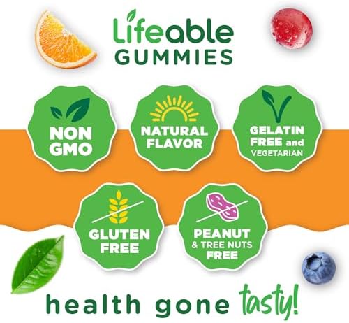 Gomitas de Zinc Lifeable | 50mg | Sabor Natural Delicioso | Sin Gluten, Vegetarianas, Sin OGM | Apoyo Inmunológico | 90 Gomitas - imagen 4