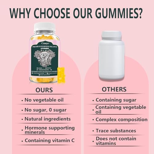 Crasye Gummy Premium para el Balance Femenino - Salud Vaginal PH - Probioticos Piña Hawaiian - 60 Gomas - 30 Porciones - imagen 6