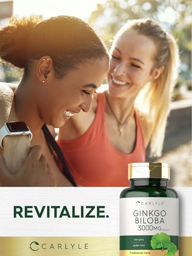 Carlyle Ginkgo Biloba | 400 Tabletas | Suplemento Herbal Sin OGM y Libre de Gluten - imagen 7