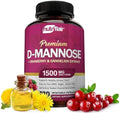 NutriFlair D-Mannosa 120 Cápsulas, 1500mg - con Extracto de Arándano y Diente de León - Apoyo Natural para la Salud del Tracto Urinario - Mejora la - imagen 1