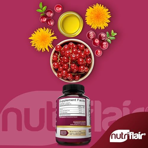 NutriFlair D-Mannosa 120 Cápsulas, 1500mg - con Extracto de Arándano y Diente de León - Apoyo Natural para la Salud del Tracto Urinario - Mejora la - imagen 7