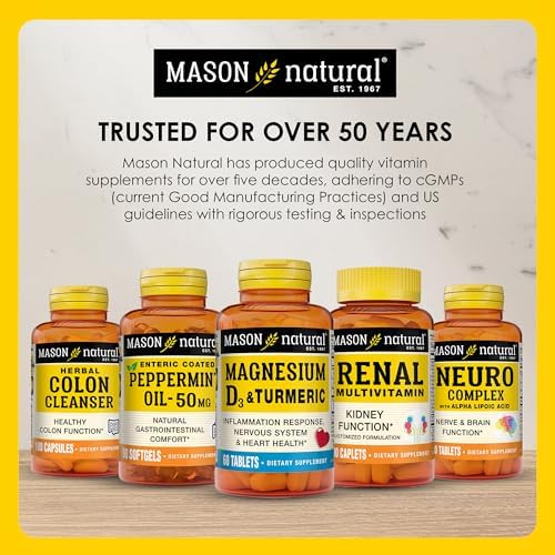 Suplemento de Glucosamina y Aceite de Pescado MASON NATURAL con DHA y Omega 3 para Soporte de Articulaciones y Músculos, 30 Cápsulas Blandas - imagen 7