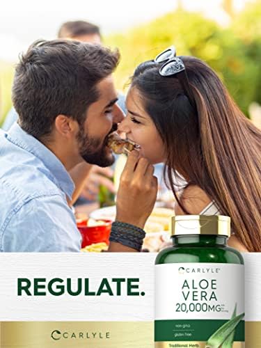 Cápsulas de Gel de Aloe Vera Carlyle | 300 Unidades | Suplemento de Gel de Aloe Vera | Sin OGM, Sin Gluten - imagen 6