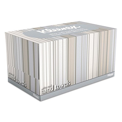 Toallas de Mano KLEENEX Ultra Suaves, Caja POP-UP, 9 x 10 1/2, Blancas, 70 Toallas por Caja - imagen 1
