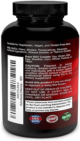 Cápsulas de D-Mannosa Divine Bounty - 600mg de D Mannosa por cápsula con Extracto de Arándano y Diente de León para la Salud del Tracto Urinario - - imagen 3