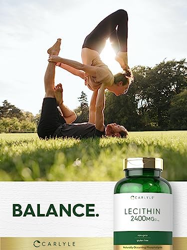 Suplemento de Lecitina Carlyle | 2400mg | 240 Cápsulas Blandas | Con Fosfolípidos Naturales | Sin OGM, Libre de Gluten - imagen 6