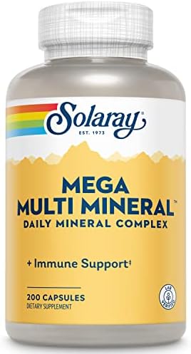 Solaray Mega Multi Mineral | 200 Cápsulas - imagen 1