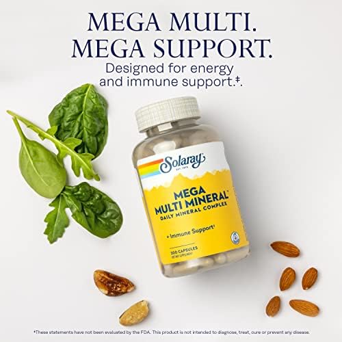 Solaray Mega Multi Mineral | 200 Cápsulas - imagen 3